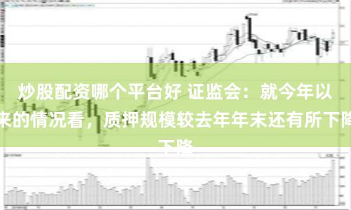 炒股配资哪个平台好 证监会：就今年以来的情况看，质押规模较去年年末还有所下降